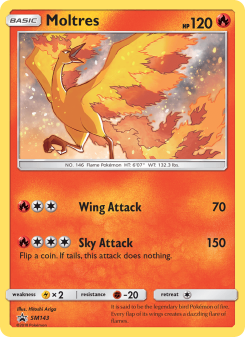 Moltres - pokemon TCG Card