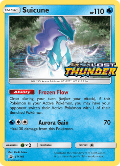 Suicune - pokemon TCG Card