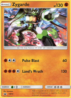 Zygarde - pokemon TCG Card