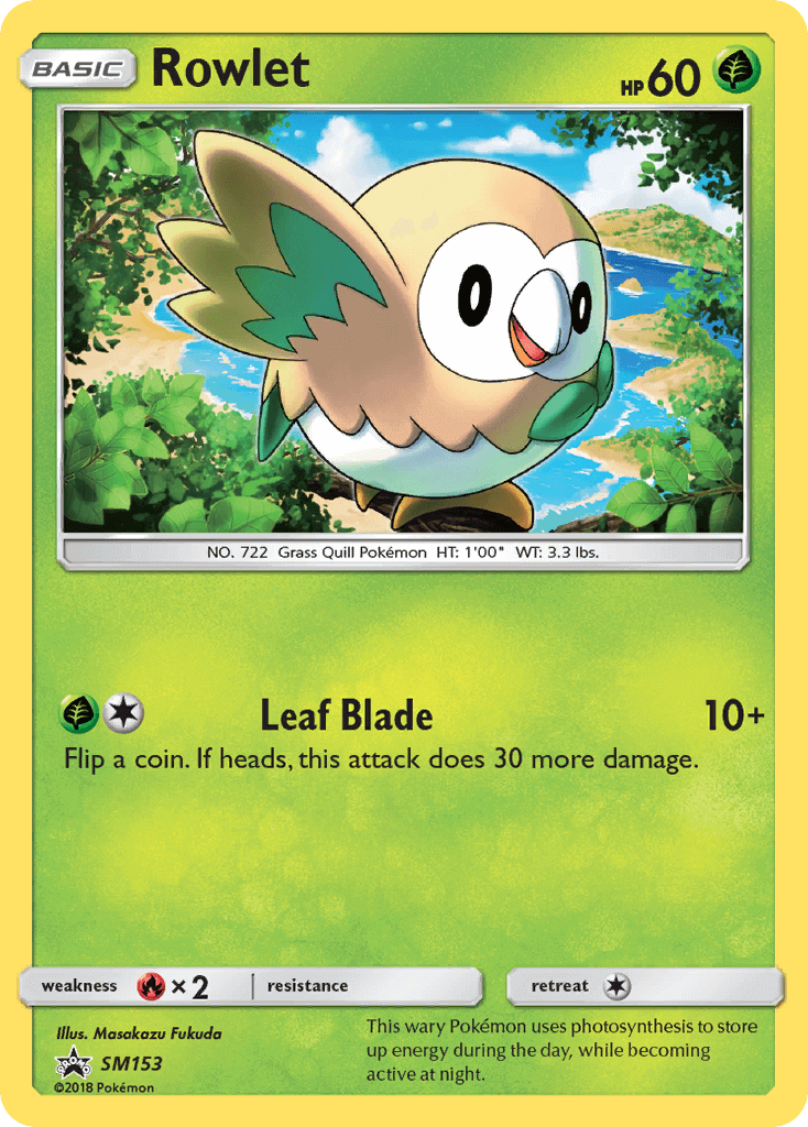 Rowlet - Pokémon TCG Card