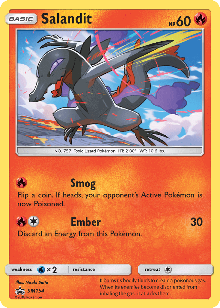 Salandit - Pokémon TCG Card