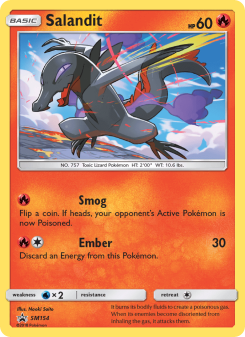 Salandit - pokemon TCG Card