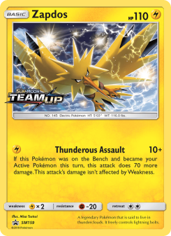 Zapdos - pokemon TCG Card