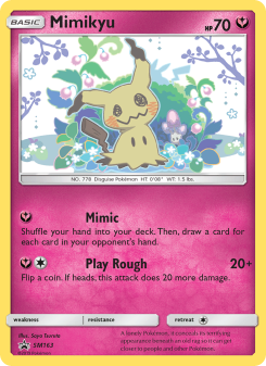 Mimikyu - pokemon TCG Card