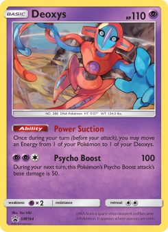 Deoxys - pokemon TCG Card