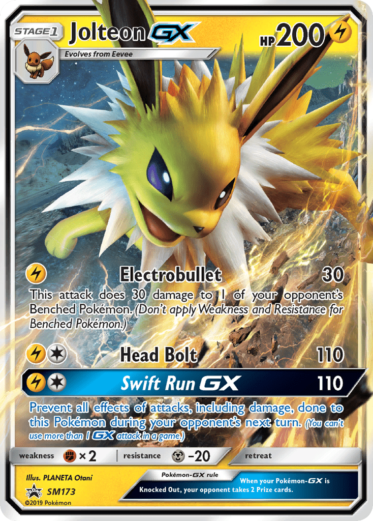 Jolteon GX - Pokémon TCG Card
