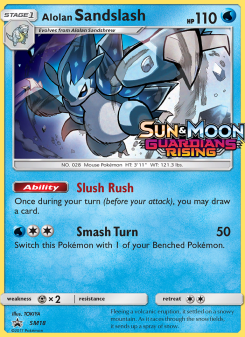 Alolan Sandslash - pokemon TCG Card