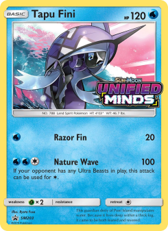 Tapu Fini - pokemon TCG Card