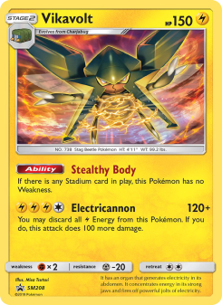 Vikavolt - pokemon TCG Card