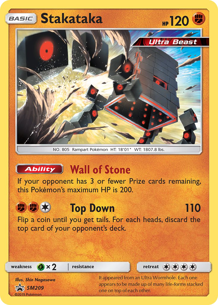 Stakataka - Pokémon TCG Card