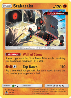 Stakataka - pokemon TCG Card