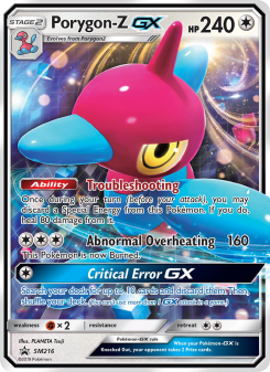 Porygon-Z GX - pokemon TCG Card
