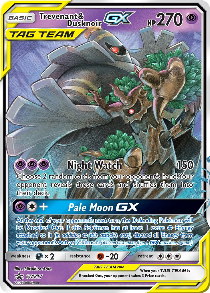 Trevenant & Dusknoir GX - Pokémon TCG Card