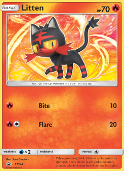 Litten - pokemon TCG Card