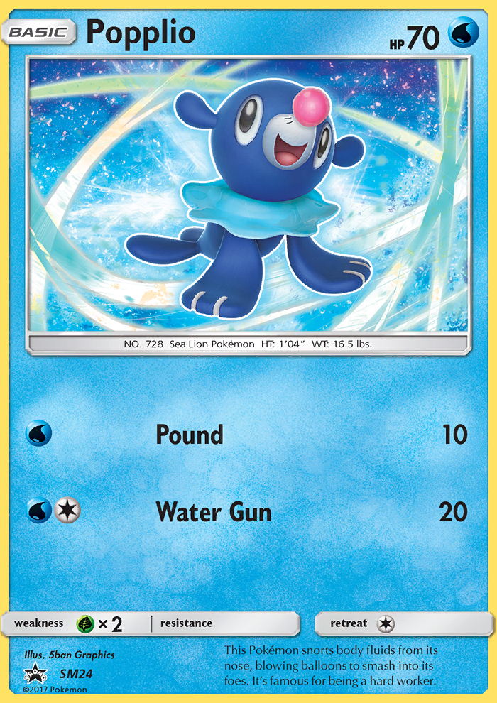 Popplio - Pokémon TCG Card
