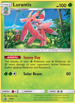 Lurantis - pokemon TCG Card