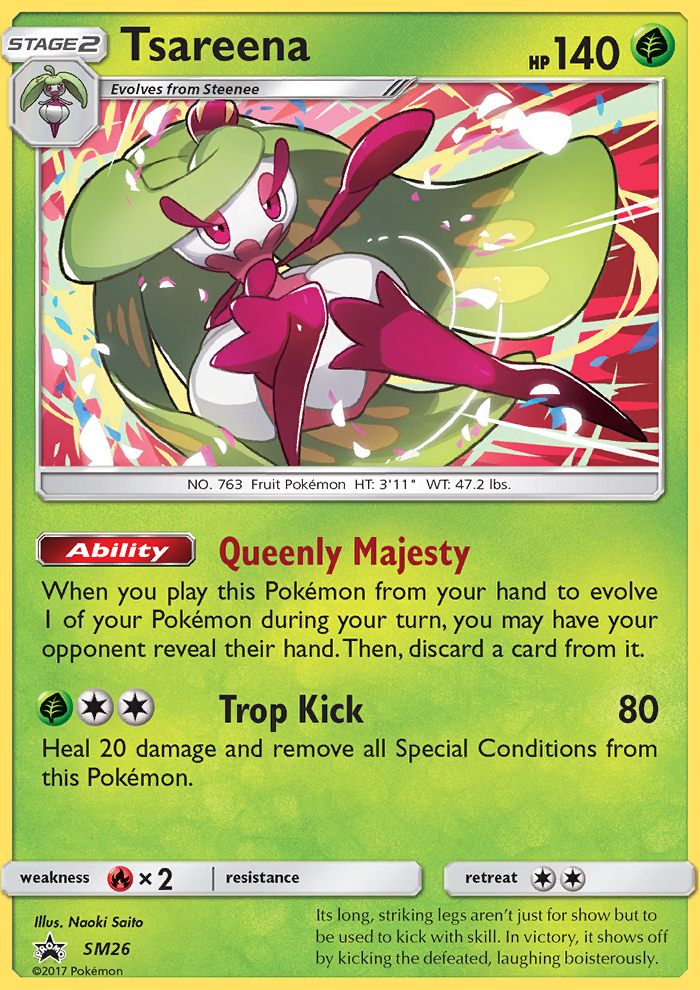 Tsareena - Pokémon TCG Card