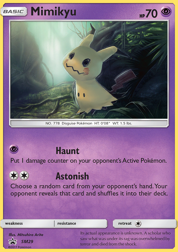 Mimikyu - Pokémon TCG Card