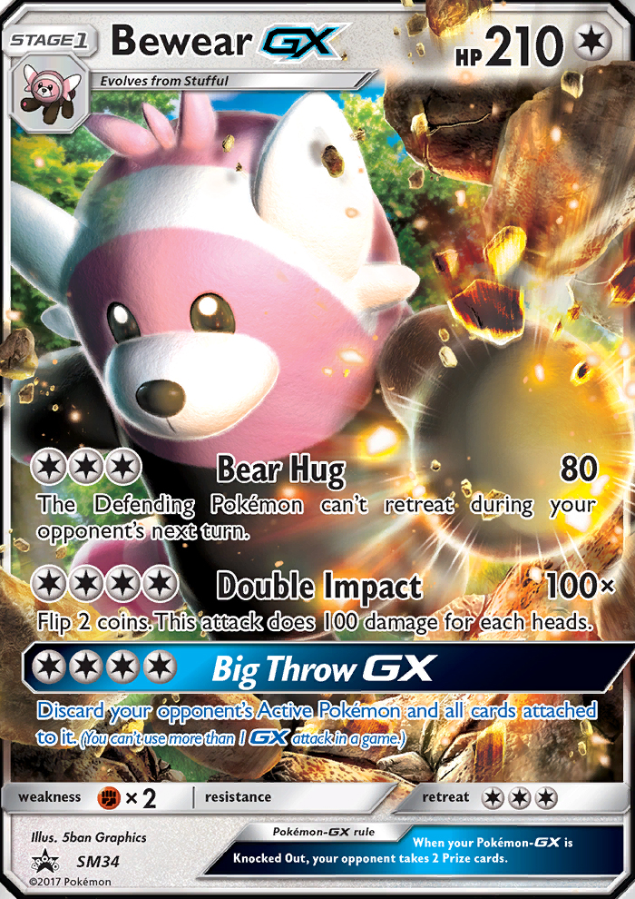 Bewear GX - Pokémon TCG Card