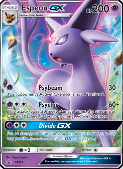 Espeon GX - pokemon TCG Card