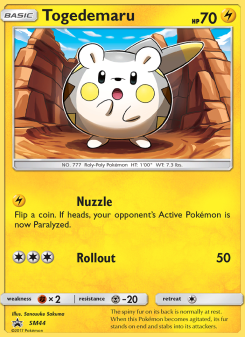 Togedemaru - pokemon TCG Card