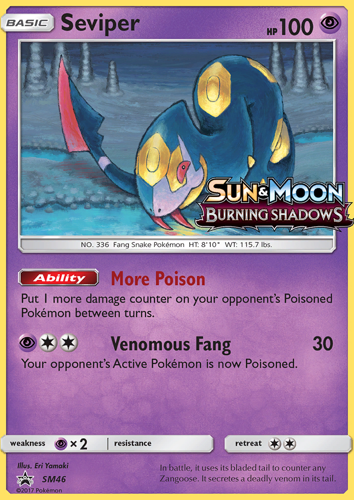 Seviper - Pokémon TCG Card