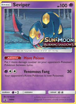 Seviper - pokemon TCG Card