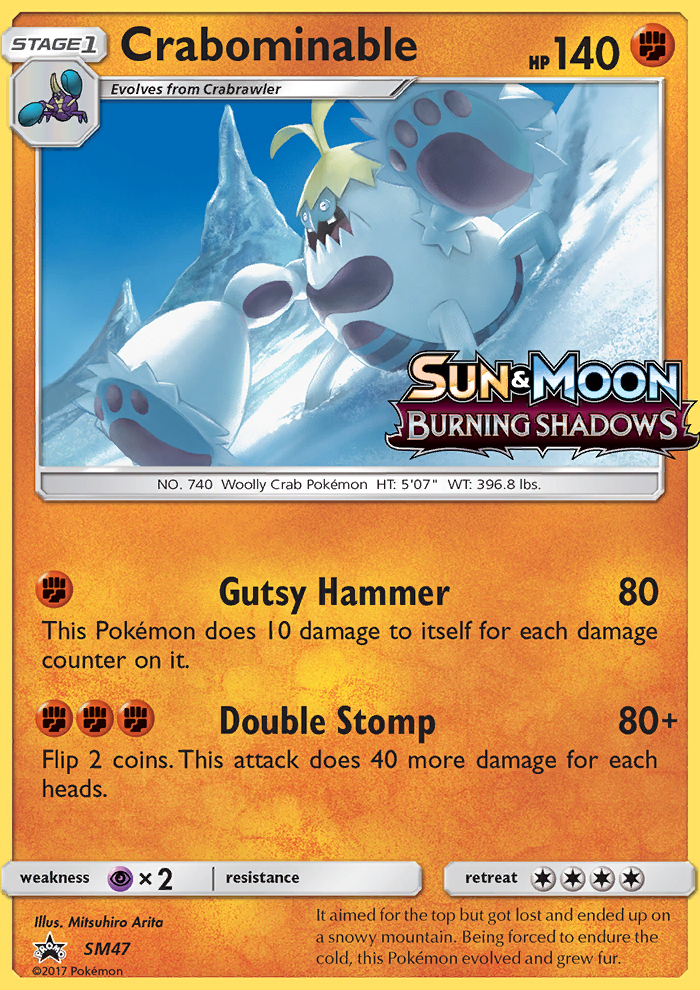 Crabominable - Pokémon TCG Card
