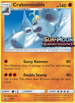 Crabominable - pokemon TCG Card