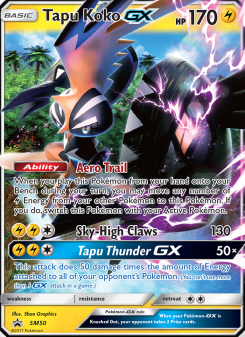 Tapu Koko GX - pokemon TCG Card