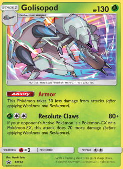 Golisopod - pokemon TCG Card