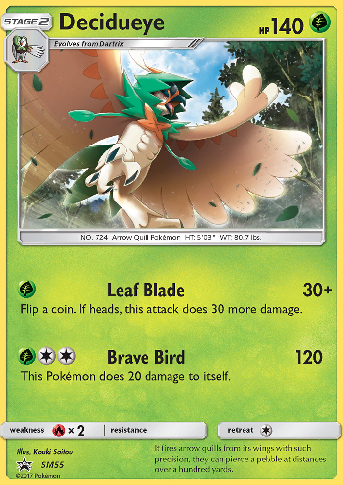 Decidueye - Pokémon TCG Card