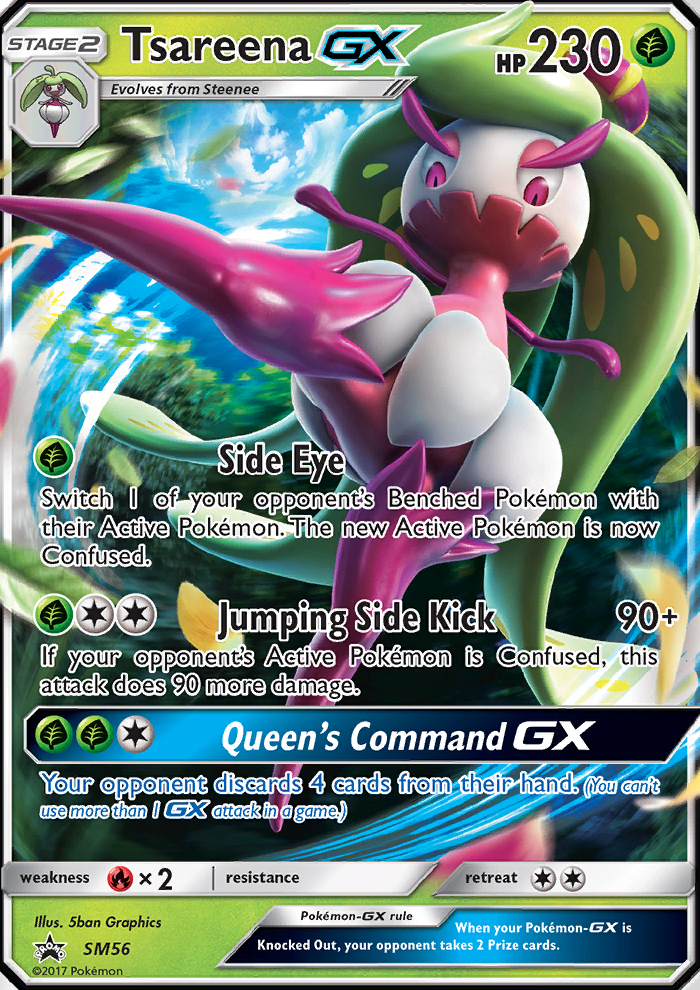 Tsareena GX - Pokémon TCG Card