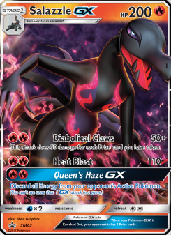 Salazzle GX - pokemon TCG Card