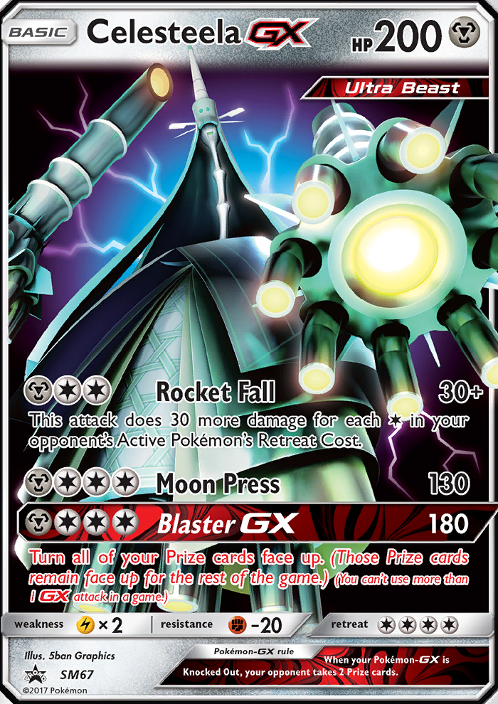 Celesteela GX - Pokémon TCG Card