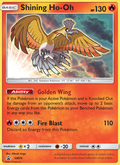 Shining Ho-Oh - pokemon TCG Card