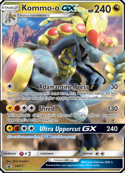 Kommo-o GX - pokemon TCG Card
