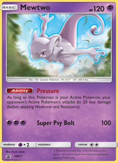 Mewtwo - pokemon TCG Card