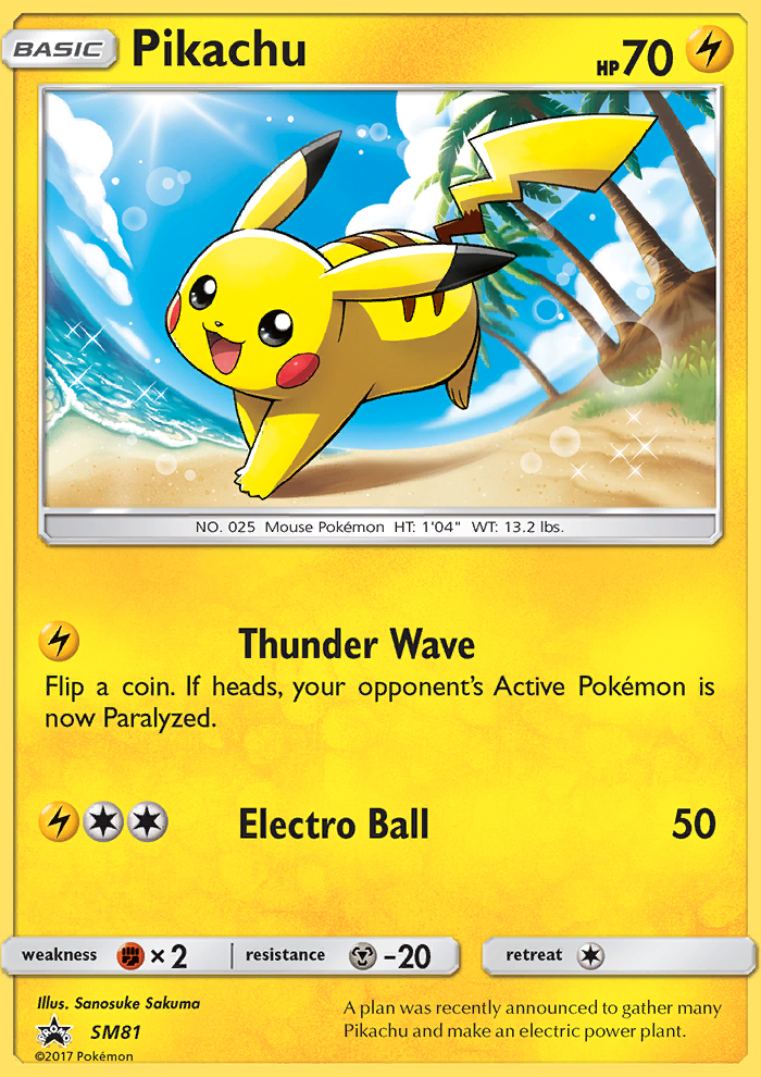 Pikachu - Pokémon TCG Card