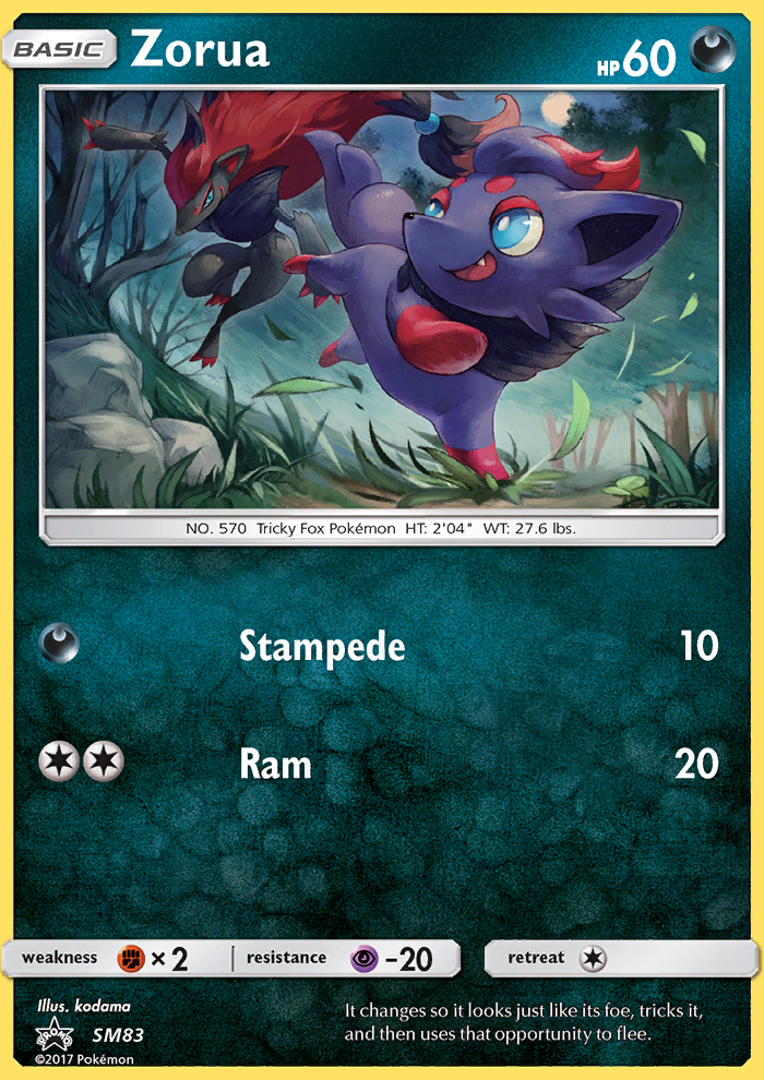 Zorua - Pokémon TCG Card