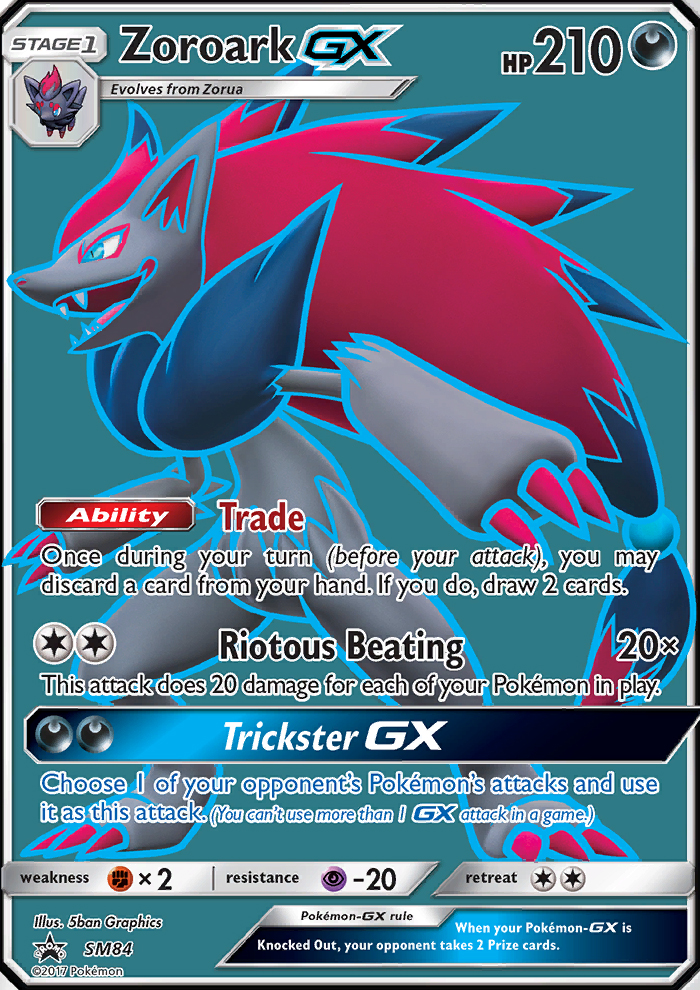 Zoroark GX - Pokémon TCG Card