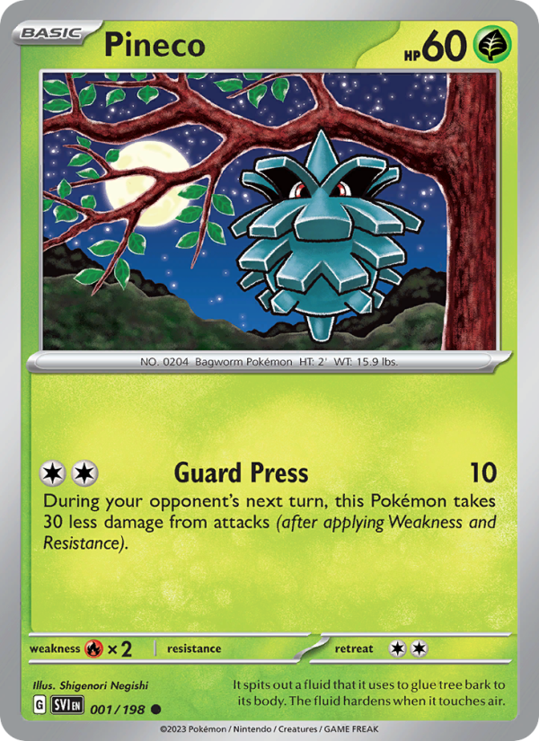 Pineco - Pokémon TCG Card