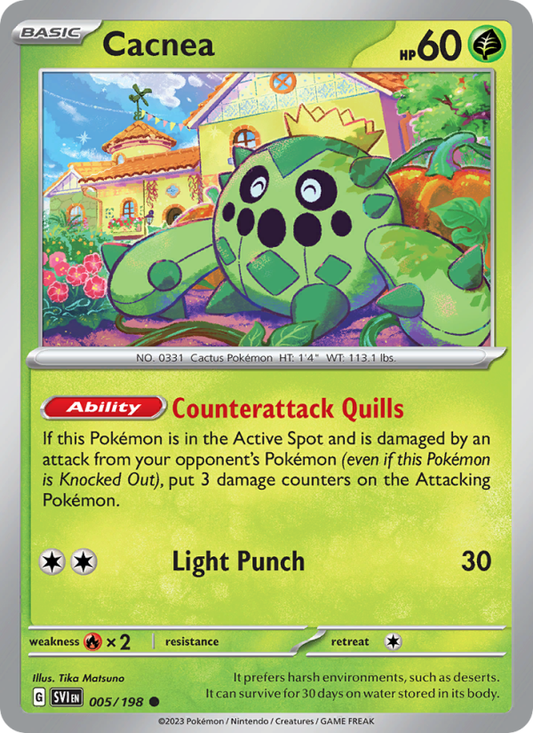 Cacnea - Pokémon TCG Card