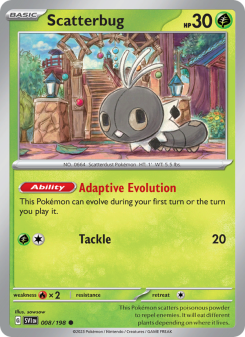 Scatterbug - pokemon TCG Card