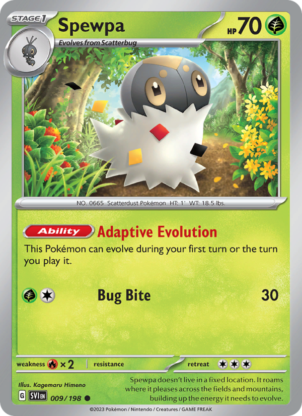 Spewpa - Pokémon TCG Card