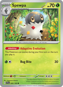 Spewpa - pokemon TCG Card