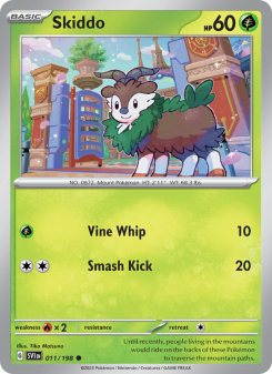 Skiddo - pokemon TCG Card