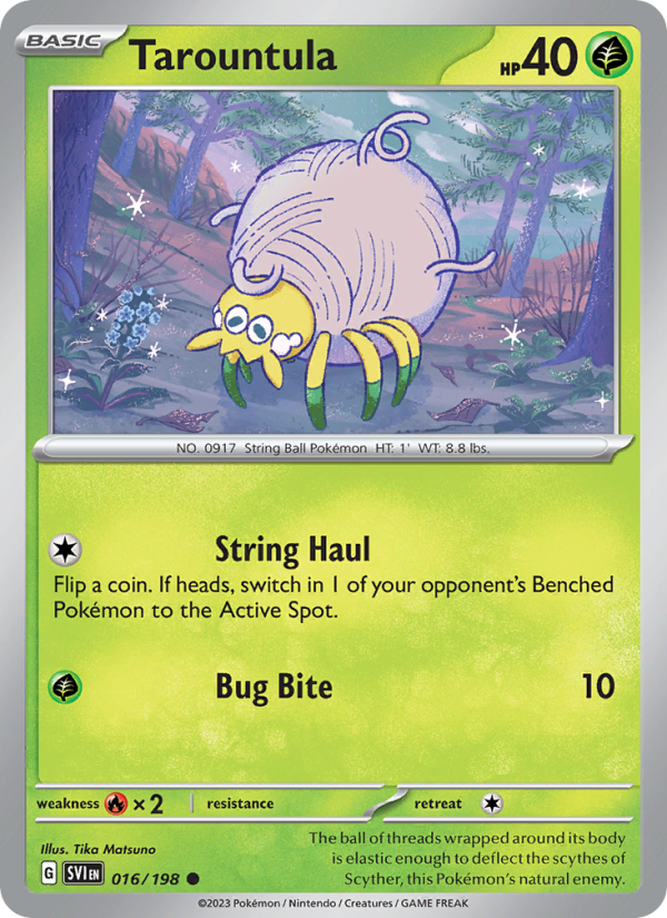 Tarountula - Pokémon TCG Card