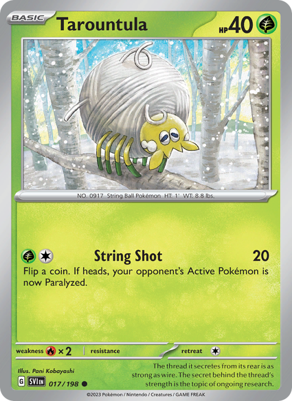Tarountula - Pokémon TCG Card