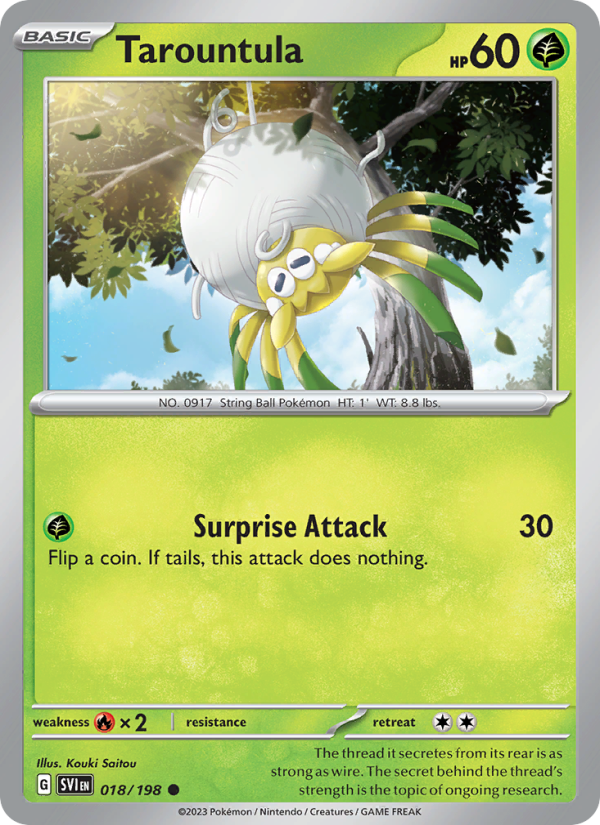 Tarountula - Pokémon TCG Card
